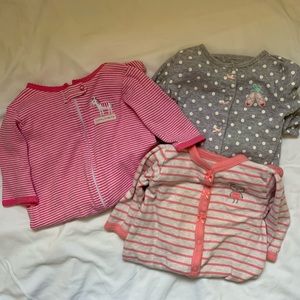 Pajama bundle - 3 pairs. Carter’s 6 month. Pink.